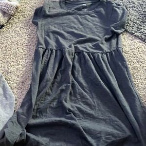 Grey dress plain